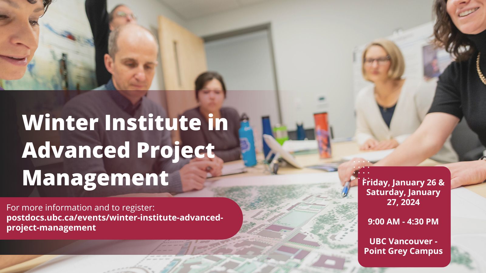 Winter Institute in Advanced Project Management Postdoctoral Fellows